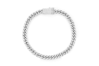 4MM MIAMI CUBAN DIAMOND BRACELET 14K SOLID GOLD 1.50CTW