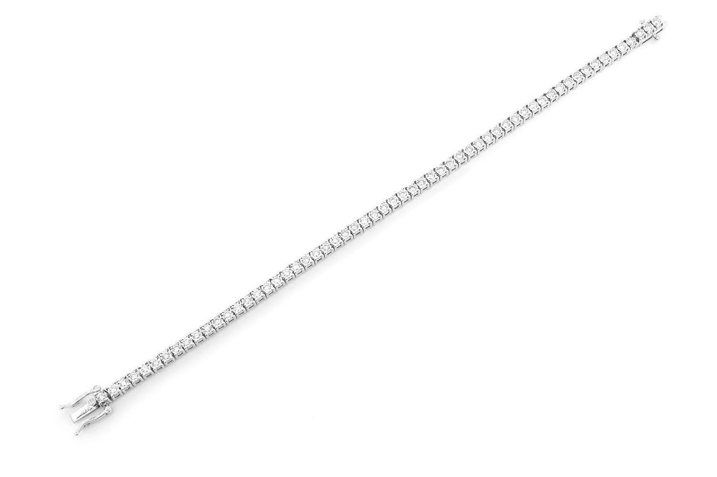 2PT MIRACLE SET DIAMOND BRACELET 14K SOLID GOLD 1.25CTW
