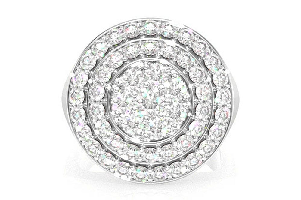 INEL CU DIAMANT LOLLIPOP, AUR MASIV DE 14K, 1.75CT