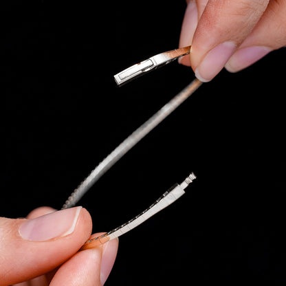 BRĂȚARĂ TENIS FLEXIBILĂ CU DIAMANTE, SET PRONG, AUR MASIV DE 14K, 0.70CT