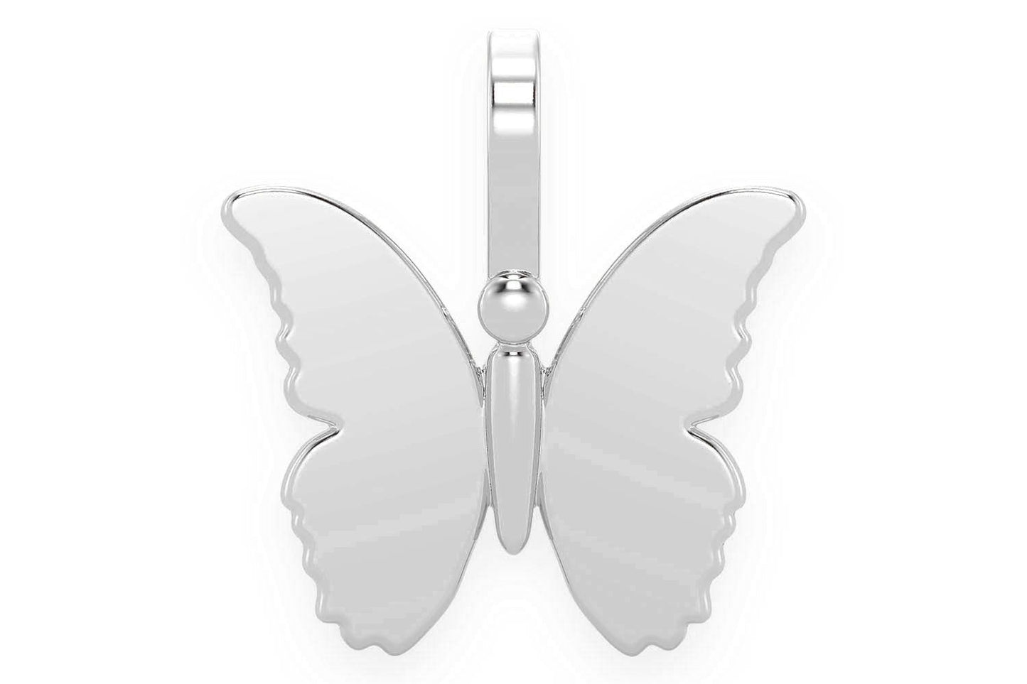 BUTTERFLY PENDANT 14K SOLID GOLD