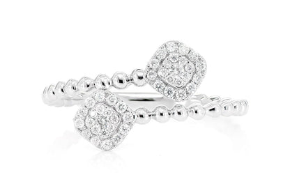 INEL CU ROMBUȘ ȘI MĂRGELE, AUR MASIV DE 14K, 0.15CT