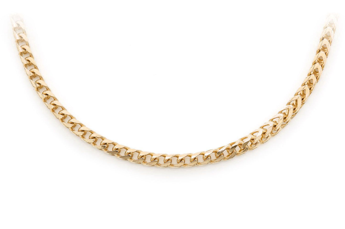 2.5MM FRANCO 14K SOLID GOLD CHAIN