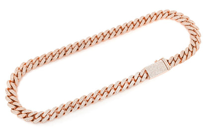 14MM MIAMI CUBAN LINK DIAMOND NECKLACE 14K SOLID GOLD 24.00CTW