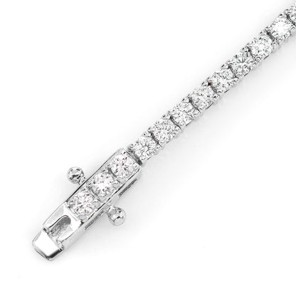 2PT PRONG SET DIAMOND TENNIS BRACELET 14K SOLID GOLD 1.50CTW