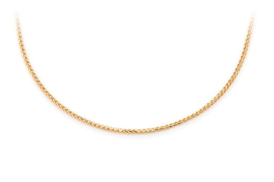1.5MM FRANCO 14K SOLID GOLD CHAIN
