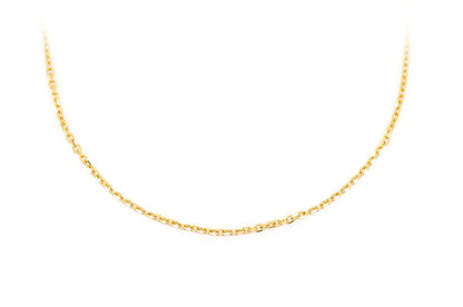 1MM ROLO - 14K SOLID GOLD BRACELET