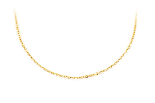 1MM ROLO 14K SOLID GOLD CHAIN