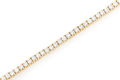 2PT PRONG SET DIAMOND TENNIS BRACELET 14K SOLID GOLD 2.00CTW