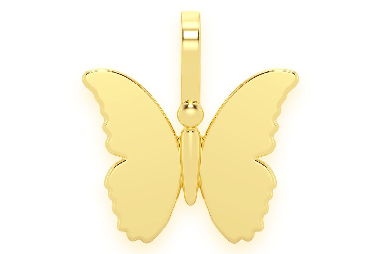 BUTTERFLY PENDANT 14K SOLID GOLD