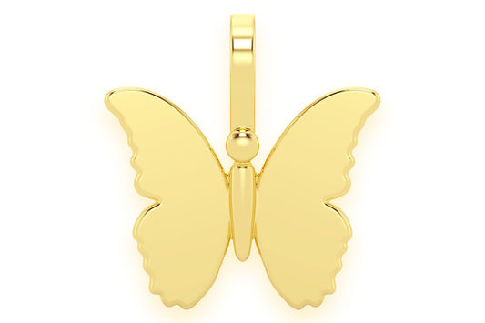 BUTTERFLY PENDANT 14K SOLID GOLD