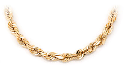5.5MM ROPE - 14K SOLID GOLD BRACELET