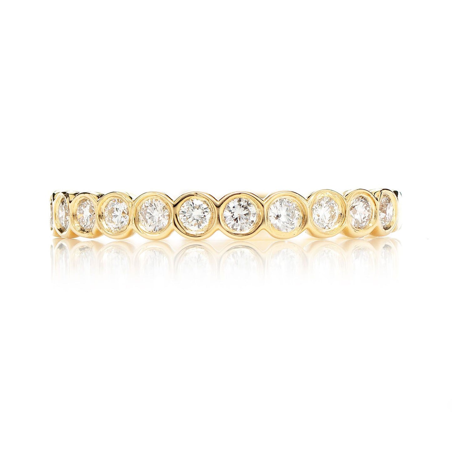 INEL CU LUNGĂ ROTUNDĂ, AUR MASIV DE 14K, 0.30CT