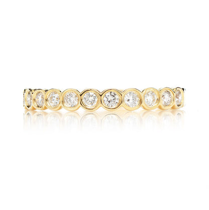 INEL CU LUNGĂ ROTUNDĂ, AUR MASIV DE 14K, 0.30CT
