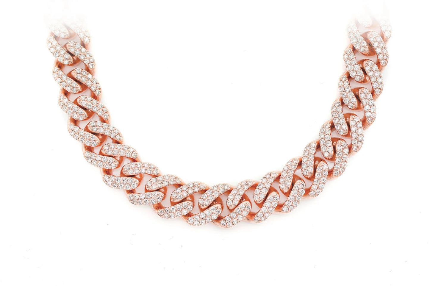 12MM MIAMI CUBAN NECKLACE 14K 24.25CTW