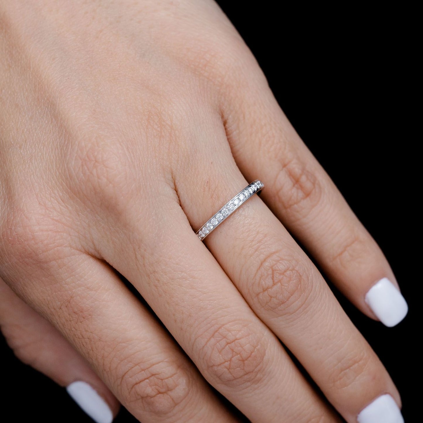 INEL CU DIAMANT, AUR MASIV DE 14K, 0.25CT