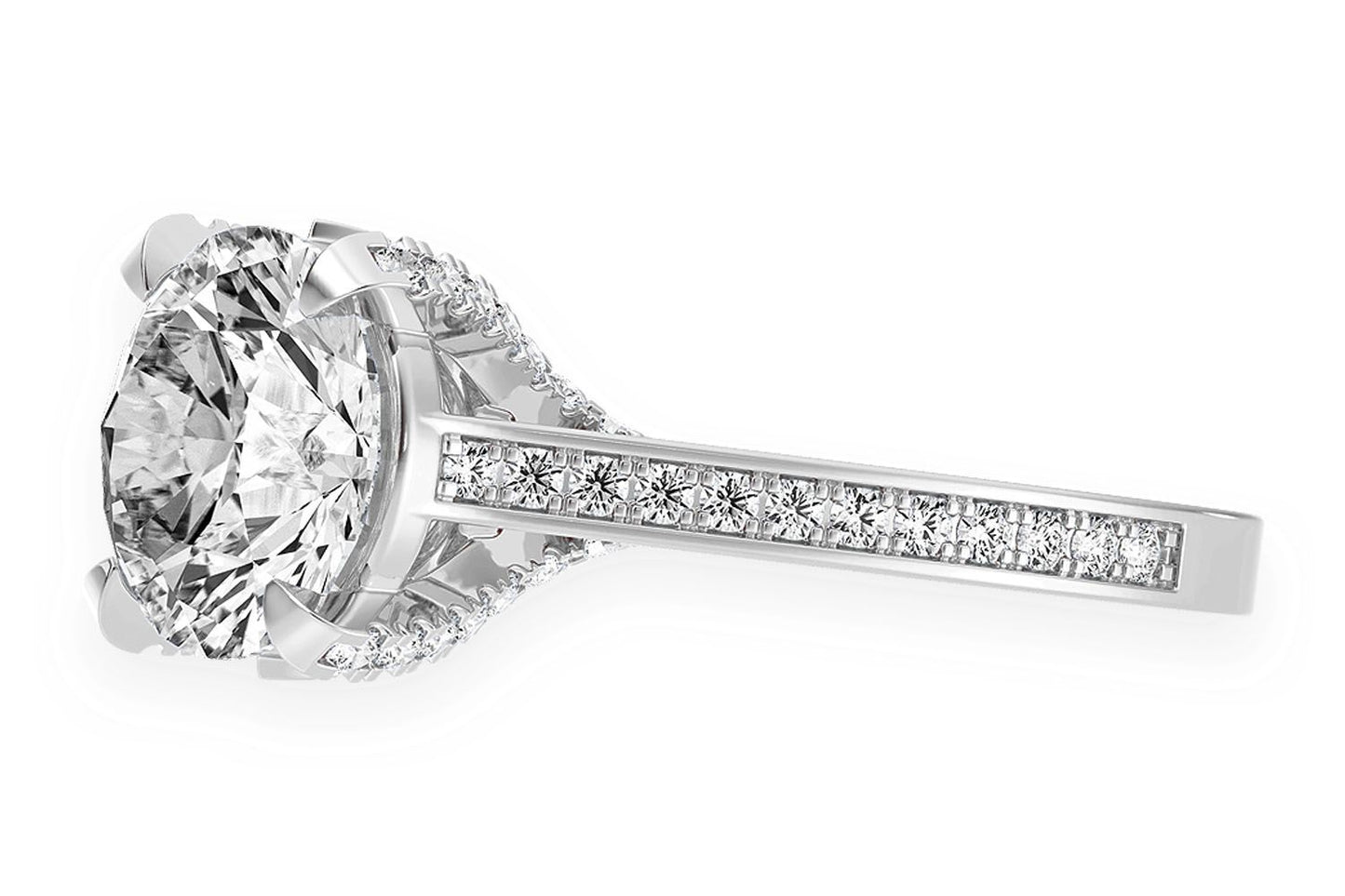 CHANT - 3.00CT ROUND SOLITAIRE - DIAMOND ENGAGEMENT RING