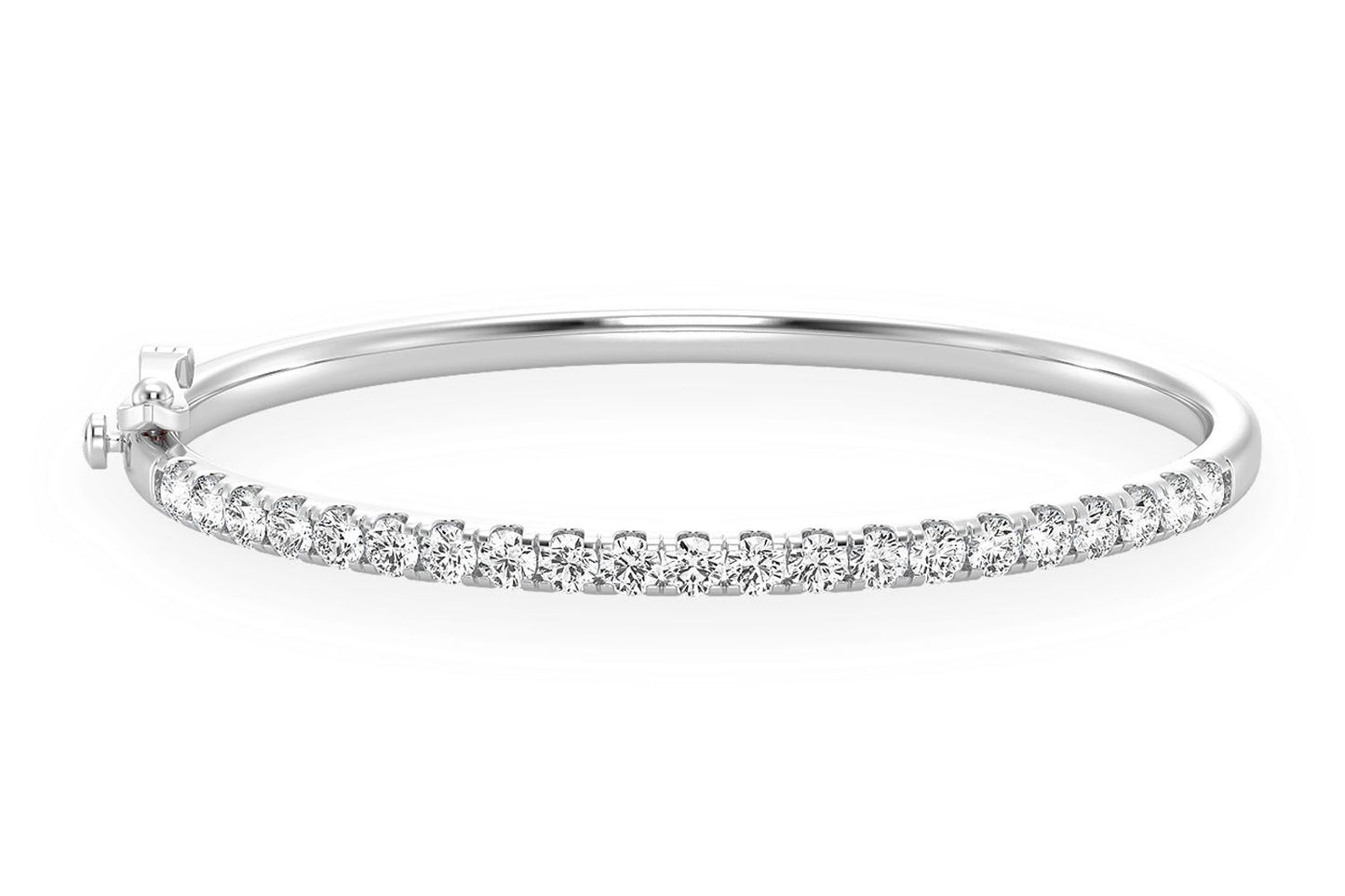 BRĂȚARĂ CU DIAMANTE SCALLOP 10PT, AUR MASIV DE 14K, 2.15CT