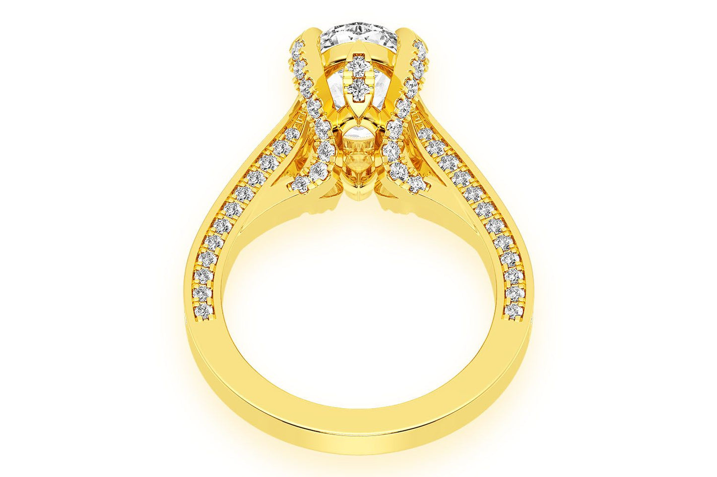 CHANT - 3.00CT OVAL - DIAMOND ENGAGEMENT RING