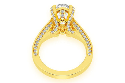 CHANT - 3.00CT OVAL - DIAMOND ENGAGEMENT RING