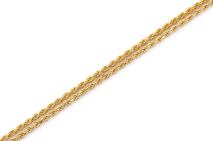 1MM ROPE - 14K SOLID GOLD BRACELET