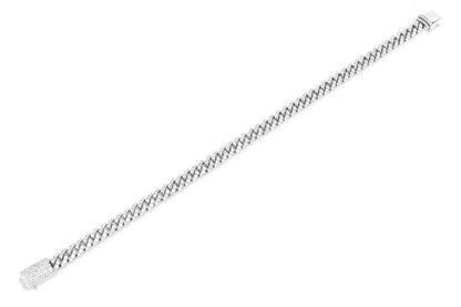 6MM MIAMI CUBAN DIAMOND BRACELET 14K SOLID GOLD 4.25CTW