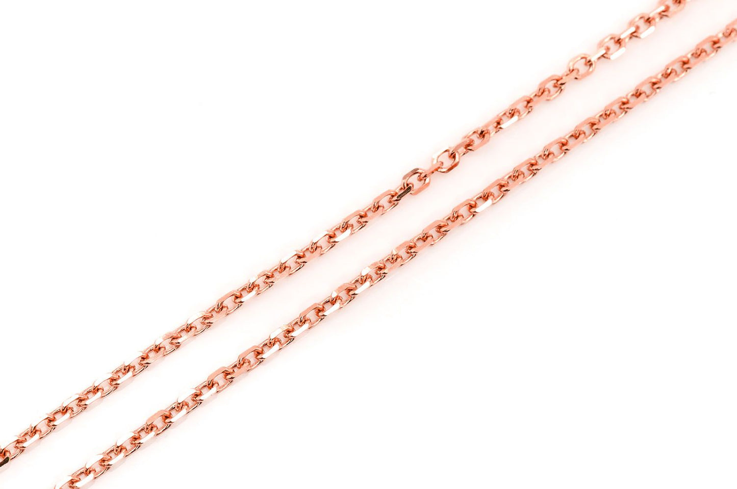 1MM ROLO - 14K SOLID GOLD BRACELET
