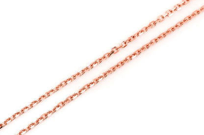 1MM ROLO - 14K SOLID GOLD BRACELET
