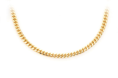 3MM MIAMI CUBAN 14K SOLID GOLD CHAIN