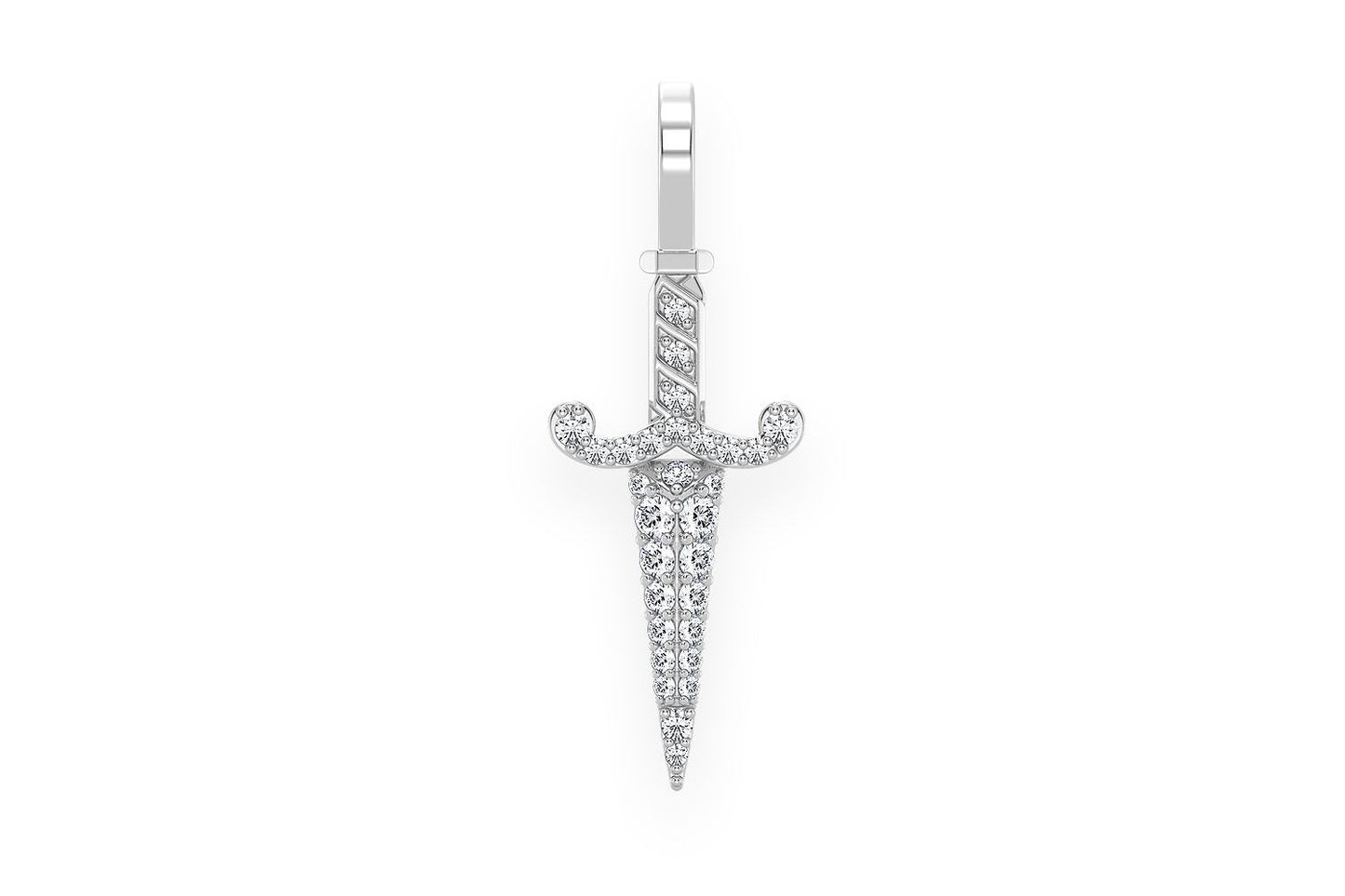 PANDANT CU DIAMANT PUMNAVĂ, AUR MASIV DE 14K, 0.20CTW