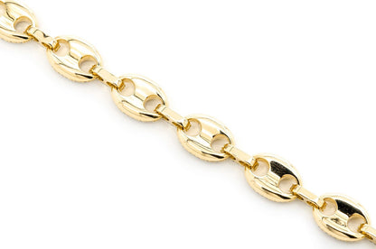 10.5MM MARINER LINK BRACELET 14K   7.00CTW