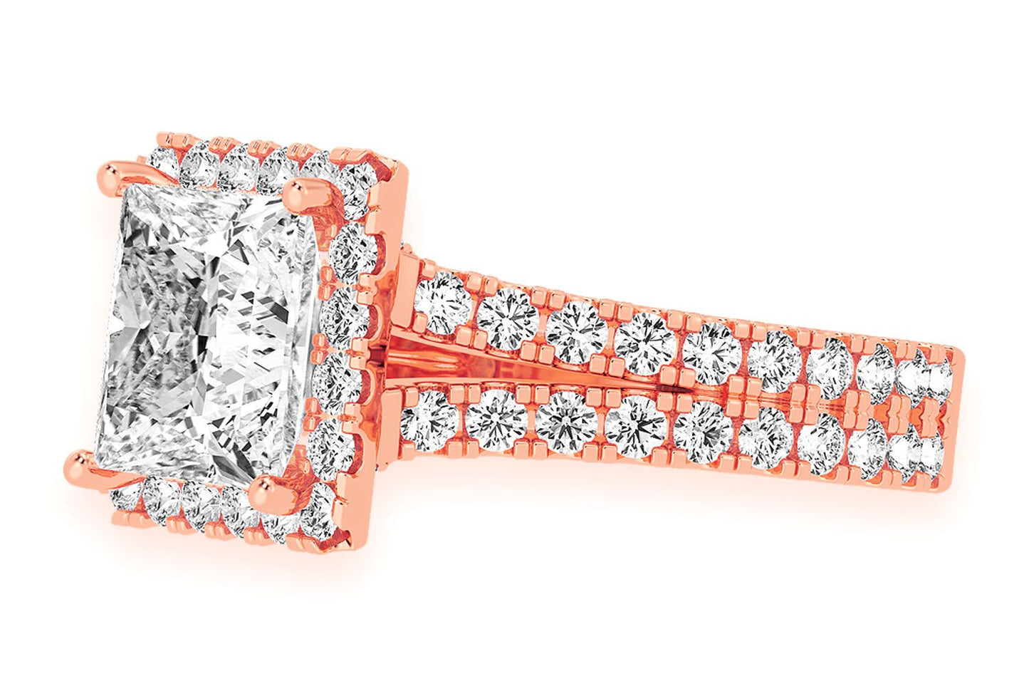 SPHINX - 3.00CT PRINCES CUT - DIAMOND ENGAGEMENT RING