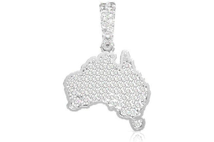 PANDANT CU DIAMANTE AUSTRALIANE, AUR MASIV DE 14K, 0.35CTW