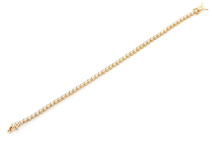 8PT CROWN SET DIAMOND BRACELET 14K SOLID GOLD 4.00CTW