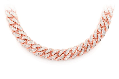 8MM MIAMI CUBAN LINK NECKLACE 14K SOLID GOLD 9.00CTW
