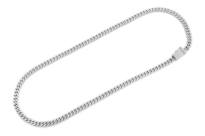 6MM MIAMI CUBAN DIAMOND NECKLACE 14K SOLID GOLD 9.50CTW