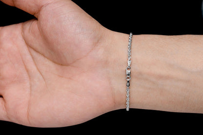2.5MM ROPE - 14K SOLID GOLD BRACELET