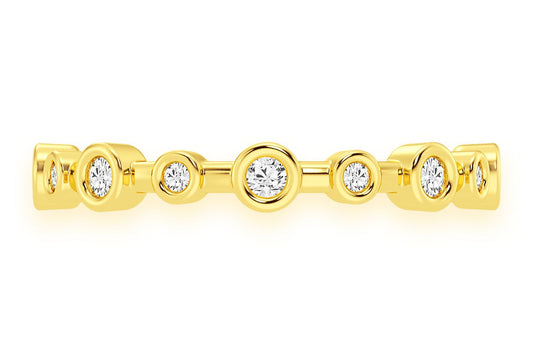 LUNGĂ CU DOUĂ DIMENSIUNI ȘI CUREA CU DIAMANT DIN AUR MASIV DE 14K