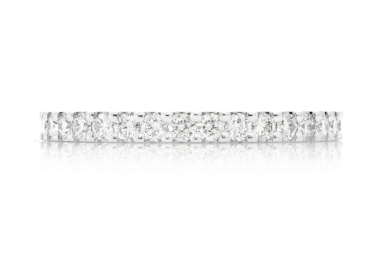 Inel cu diamant ETERNITY, aur masiv de 14K, 0.75 ct