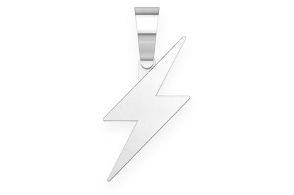 LIGHTNING BOLT PENDANT 14K SOLID GOLD