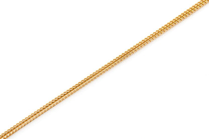 1MM FRANCO 14K SOLID GOLD CHAIN