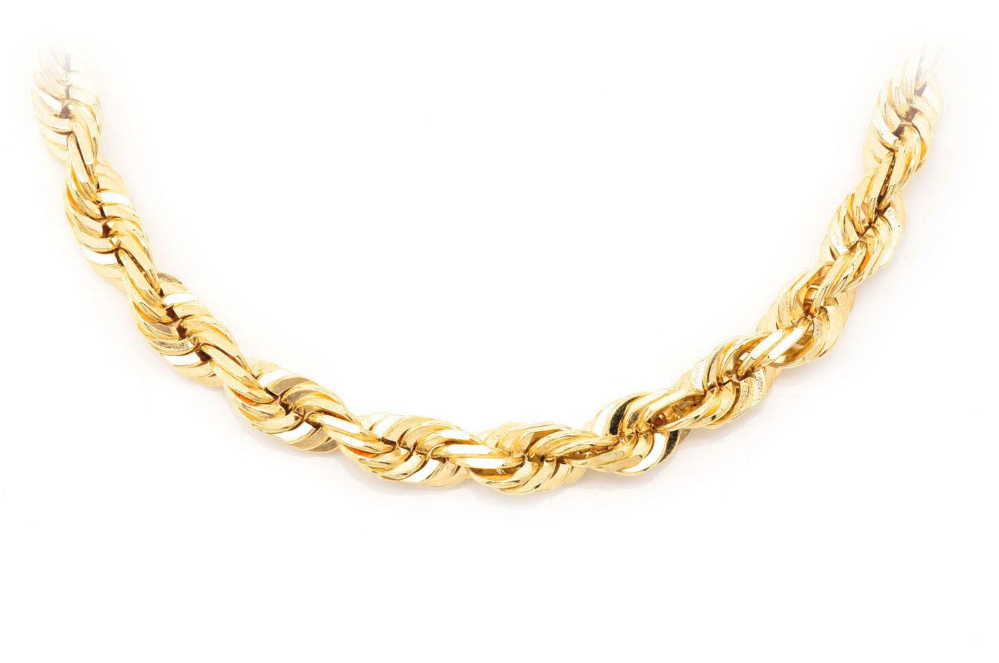 5.5MM ROPE 14K SOLID GOLD CHAIN