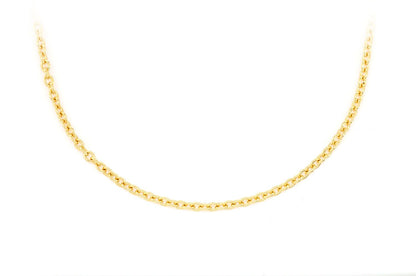 2MM ROLO - 14K SOLID GOLD BRACELET