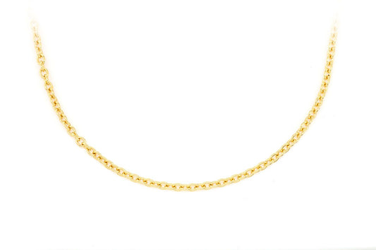 2MM ROLO - 14K SOLID GOLD BRACELET