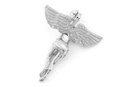 ANGEL DIAMOND PENDANT 14K SOLID GOLD .50CTW
