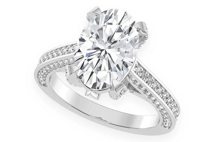 CHANT - 3.00CT OVAL - DIAMOND ENGAGEMENT RING