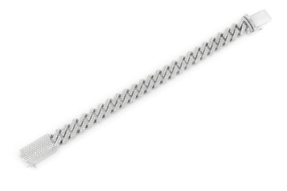 14MM RAISED MIAMI CUBAN DIAMOND BRACELET 14K SOLID GOLD 11.25CTW