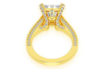 CHANT - 3.00CT PRINCESS CUT - DIAMOND ENGAGEMENT RING