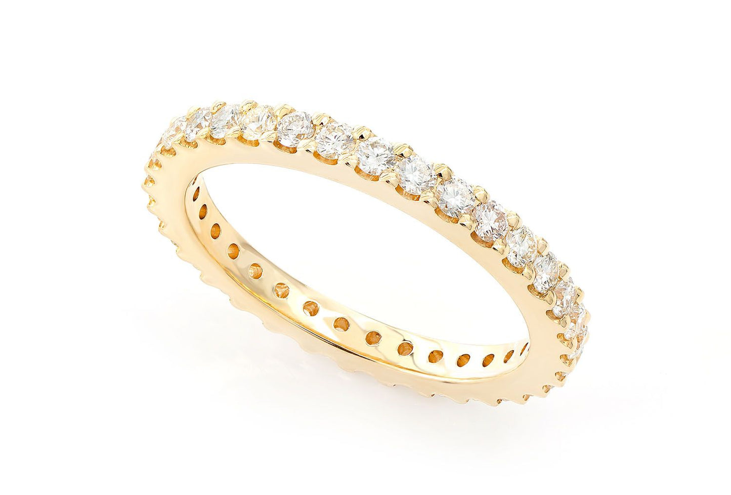 ETERNITY DIAMOND BAND 14K GOLD 0.SOLID 85CTW