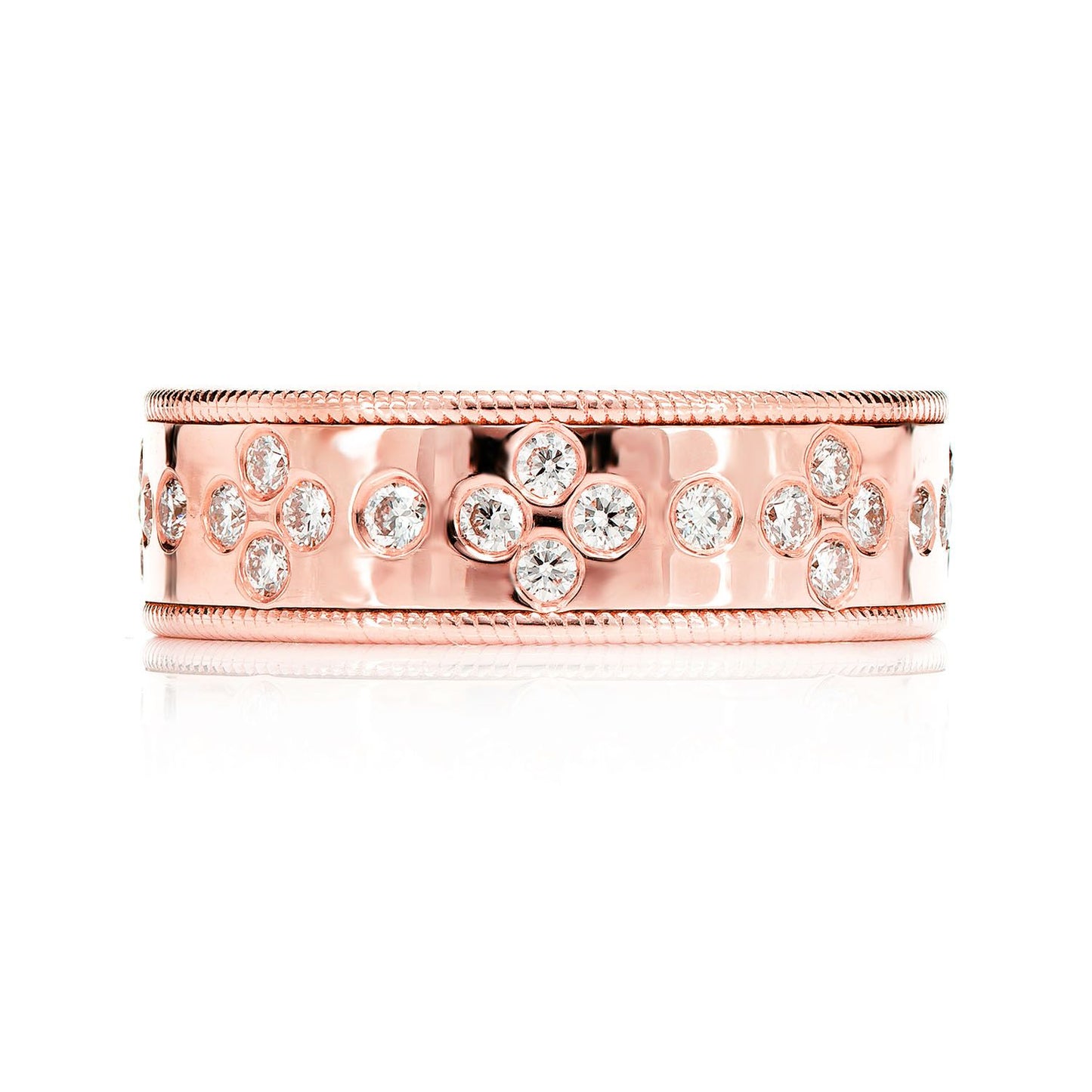 INEL ȚIGAN CU SET DE GRĂMÂNĂ, AUR MASIV DE 14K, 0.70CT